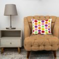 thumbnail image 3 of 3drose, Colorful Rainbow Gerbera Daisies Print, 16x16 inch Pillow Case, 3 of 5
