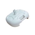thumbnail image 1 of Support de Base pour Parasol, Support de Poteau pour Parasol pour Patio Extérieur Pelouse Blanc, 1 of 8