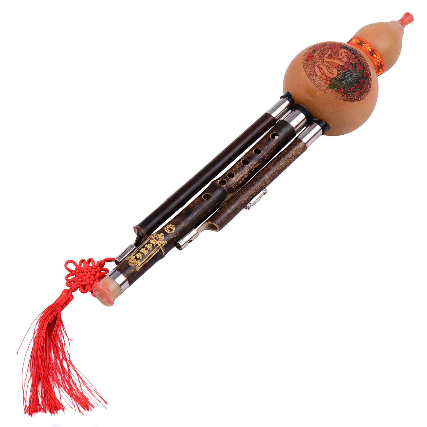 C/b-flat Key Cucurbit Flute Hulusi Chinese Traditional Musical Instrument Wind-instrument Key C