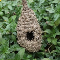 LEORX 1Pack Straw Woven Bird Nest House for Cold Weather Protection and Birds