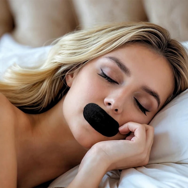 REM Tape™ (30 Strips) - Mouth Tape For Sleeping. Scent & Residue Free. Hypoallergenic & Gentle On Skin. Breathable & Stretchy. One Month Supply.