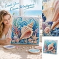 thumbnail image 2 of Creative Pearl Painting DIY Kit Ocean Theme, Marine Life Diamond Art Craft Set with Crystal Beads, DIY Wall Hanging Decor, Fun Handmade Hobby Activity,B, 2 of 9