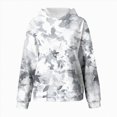 thumbnail image 6 of TOWED22 Girl's Camo Hoodies Long Sleeve Drop Shoulder Hooded Sweatshirts Pullover Tops Vintage Streetwear,White,7-8, 6 of 6