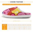 thumbnail image 2 of Cute Pink Kirby Soft Plush Slippers for Boys Girls Winter Warm Cotton Slippers with Rubber Sole Non-Slip Kid's Slip on Shoes Fluffy House Slippers For Indoor And Outdoor, 2 of 8