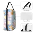 thumbnail image 5 of Uemuo Zebra Colourful Pattern Portable Toiletry Bags with Handle, Waterproof travel Make up Bags for Women, Large Capacity Travel Cosmetic Bags, 5 of 9