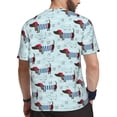 thumbnail image 2 of Wukai Dachshund Dog Puppy Print Men's Short-Sleeved Mesh T-Shirt,Quick-Dry Short Sleeve Workout T-Shirt-3X-Large, 2 of 8
