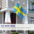 thumbnail image 5 of Anley Fly Breeze 3x5 Foot Sweden Flag - Swedish National Flags Polyester with Brass Grommets, 5 of 7