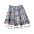 thumbnail image 2 of Wancir Y2k Women's Plaid Print Pleated Skirt Tartan School Uniform Skirt Pleated Skirt Plaid, 2 of 5