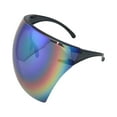 thumbnail image 1 of Multicolor Protective Sunglasses Lightweight Visor Full Face Cover 400, 1 of 1
