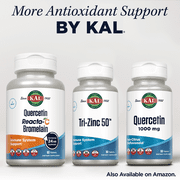 KAL NAC 600 mg Plus Riboflavin (Vitamin B2), N-Acetyl Cysteine NAC Supplement, Cellular Health and Immune Support, Gluten Free, Non-GMO, Rapid Disintegration, 60 Servings, 60 Tablet