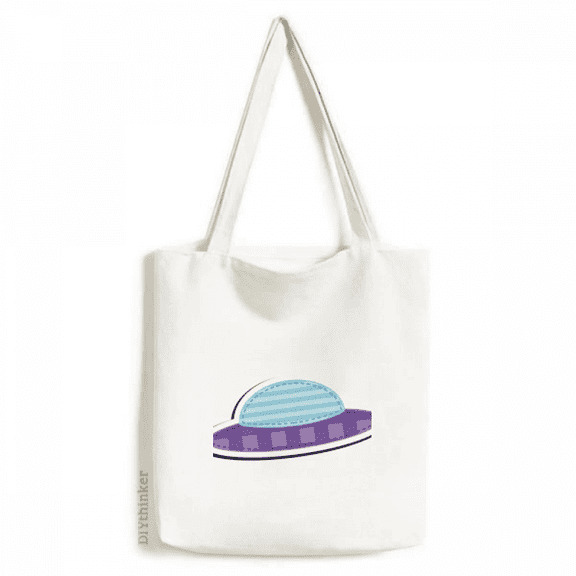 Universe And Alien UFO Art Deco Fashion Tote Canvas Bag Shopping Satchel Casual Handbag