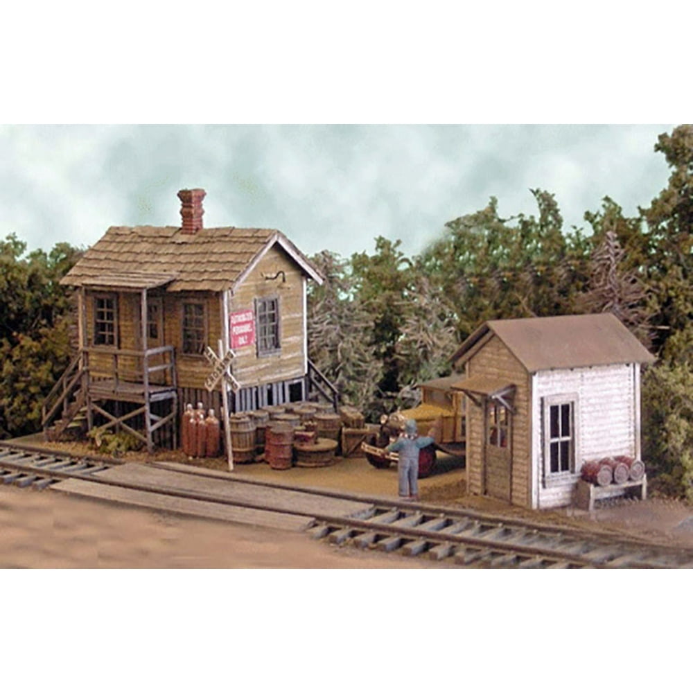 Bar Mills HO Scale Model Railroad Building/Structure Kit Office