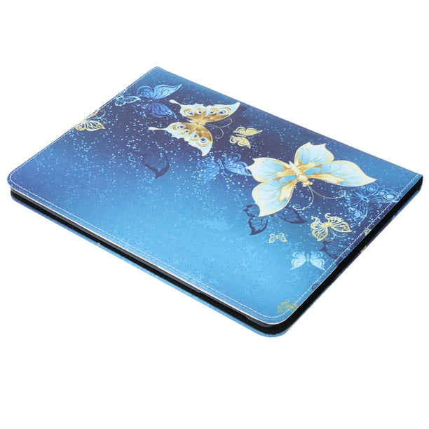 Funda para tableta, tableta portátil, funda protectora de PU para tableta, funda de cuero pintado, características de vanguardia