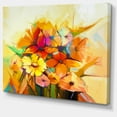 thumbnail image 2 of Fleurs Gerbera Colorées Fantastiques - Grande Impression sur Toile Florale, 2 of 4