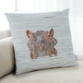 thumbnail image 1 of Ahgly Company Animals Hippo Coussin Intérieur, 18 Pouces par 18 Pouces, 1 of 6