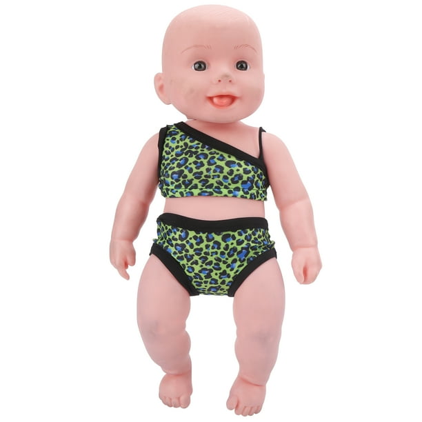 ANGGREK Doll Swimsuits Doll Clothes Swimsuits Leopard Print Baby Doll Clothes Swimsuits 18Inch Baby Doll Bathing Suit With Hair Clip Walmart