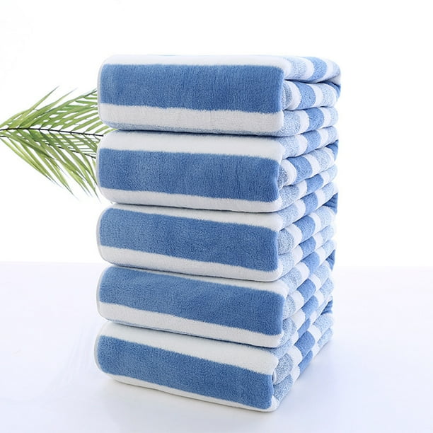 Toalla de baño de terciopelo ampliada, gruesa, absorbente, de secado suave, cómoda para hombres y mujeres.