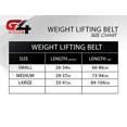 thumbnail image 3 of G4 Vision Genuine Leather Adjustable Weightlifting Belt 4 Gym Fitness Bodybuilding Powerlifting Deadlifting Thrusters Back Support Heavy Workout (Large, Gray)…, 3 of 5