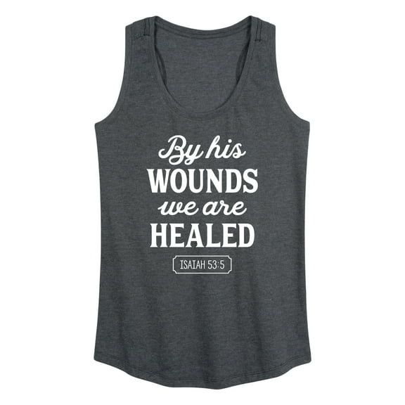 Instant Message - By His Wounds Isaiah - Women's Racerback Tank Top