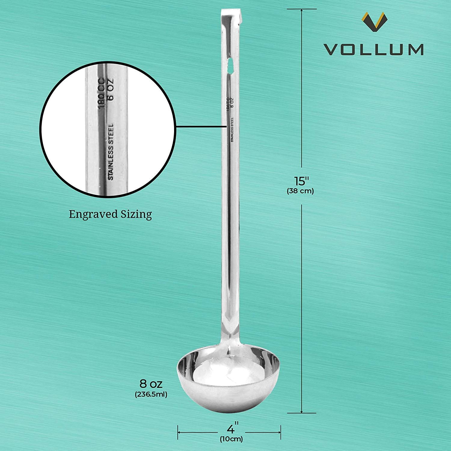 Aluminum Liquid Measures – Ladle & Blade