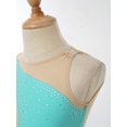 thumbnail image 4 of TSSOE Kids Girls Ballet Dance Dress Leotard Sleeveless Figure Ice Skating Dress Performance Dancewear Green 12, 4 of 7