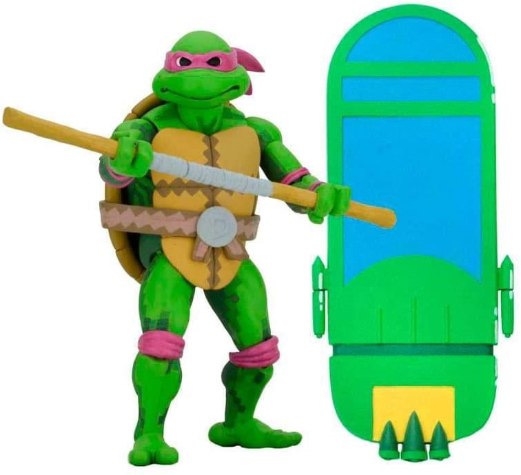 NECA Michelangelo Teenage Mutant Ninja Turtles In Time 7" Figure IN STOCK 