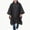 CC-Black-rain ponchos, variant on Hfnxid Rain Ponchos for Adult Frawstring Raincoats Hooded Rain Jackets for Men Women Army Green Free Size