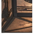 thumbnail image 3 of Meyda Tiffany 166367 Loon 3 Light 20" Wide Semi-Flush Square Ceiling Fixture - Bronze, 3 of 7