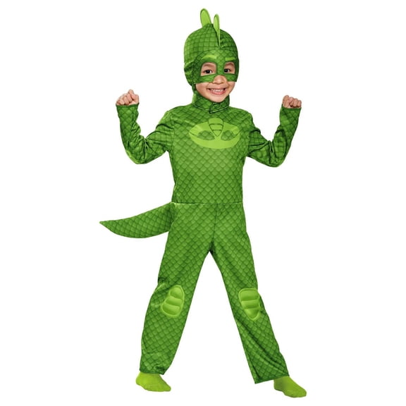 Disguise Boys' PJ Masks Gekko  Costume - Size 4-6