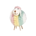 thumbnail image 2 of Rewenti Colorful Boho Lint Sheep Ornament Handmade Lamb Figurine Easter Decor Cute Lint Tabletop Accents Spring Rural Home Decoration Gift, 2 of 5