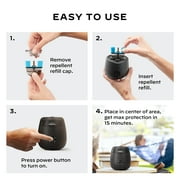 Thermacell Rechargeable Mosquito Repeller E-Series E55 with 12-Hour Repellent Refill