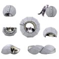 thumbnail image 2 of Methold Pequeña casa para mascotas plegable para interiores, cama para dormir para animales, cesta redonda portátil extraíble y lavable para gatos Juguetes para gatos Methold PT003779-00B, 2 of 6