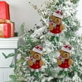 thumbnail image 6 of YOHAVEN Christmas Fabric Doll Ornament Small Plush Hanging Decoration Cute Holiday Pendant Xmas Tree Decor for Living Room Bedroom Fireplace Home, 6 of 6