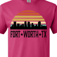 thumbnail image 4 of Inktastic Fort Worth Texas Skyline Retro T-Shirt, 4 of 5