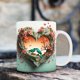 thumbnail image 4 of Pisexur Batería de cocina Tazas con efectos visuales tridimensionales, taza de café de cerámica con forma de corazón para San Valentín, taza de agua para pareja, rega para la cocina del hogar, 4 of 7