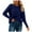 Navy, variant on GEWSEY Fall Sweaters for Women 2025 Casual Long Sleeve Sweater Striped Loose Fit Pullover Tops (Navy, XXL)