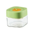thumbnail image 1 of Tarro de cristal reutilizable con tapa hermética para especias, pastas y aperitivos. verde 500ml, 1 of 9