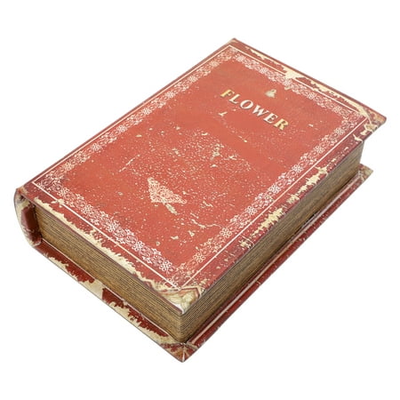 NUOLUX Vintage Fake Book Model Retro Fake Book Box Openable Distressed Storage Book Box