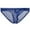 Blue, variant on Men's Mesh See Through Transparent Bulge Pouch Bikini Briefs Underwear Breathable Super Thin Briefs