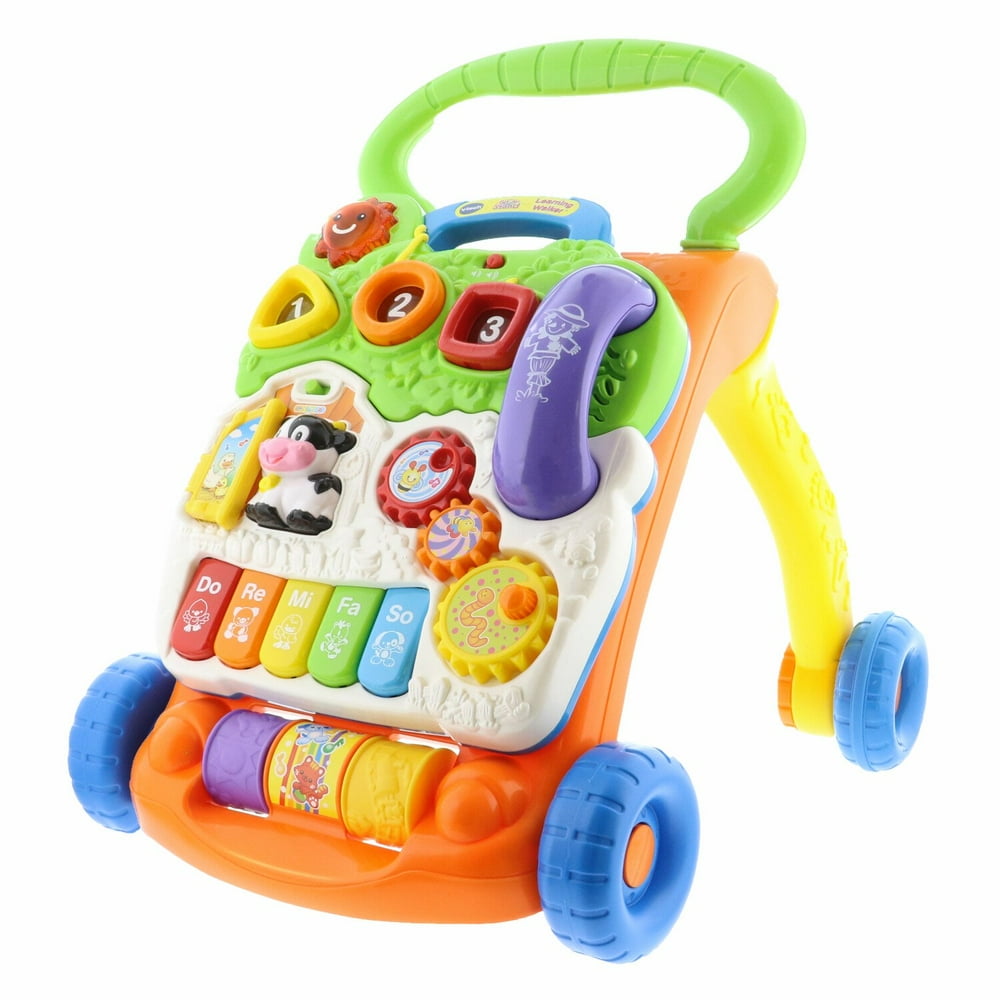 Vtech SitToStand Learning Walker Push & Pull Toy 80077001 Walmart