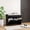 Black, variant on YYAo Shoe Rack Bench,Shoe Storage Organizer, Shoe Storage Bench with Padded Seat Cushion and Flip-Drawer, Entryway Bench, 24.4" L, Black