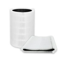 PUREBURG 2-Pack Replacement Filter Compatible with Blueair Blue Pure 411 Air Purifiers ,2-Pack H13 True HEPA with Activated Carbon 2-in-1
