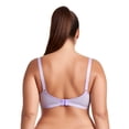 thumbnail image 5 of Curve Muse Women's Minimizer Unlined Underwire Bra With Lace Embroidery-2 Pack-Lavender,Gray-48D, 5 of 6