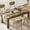 brown-1.18" Thickened Tabletop, variant on Dining Table for 4-6,63-inch Dining Tables for 4,Farmhouse Kitchen Table with Large Tabletop,Rectangular Dining Room Table,Kitchen Dining Table Dinner Table for Kitchen,Living Room（Only table）