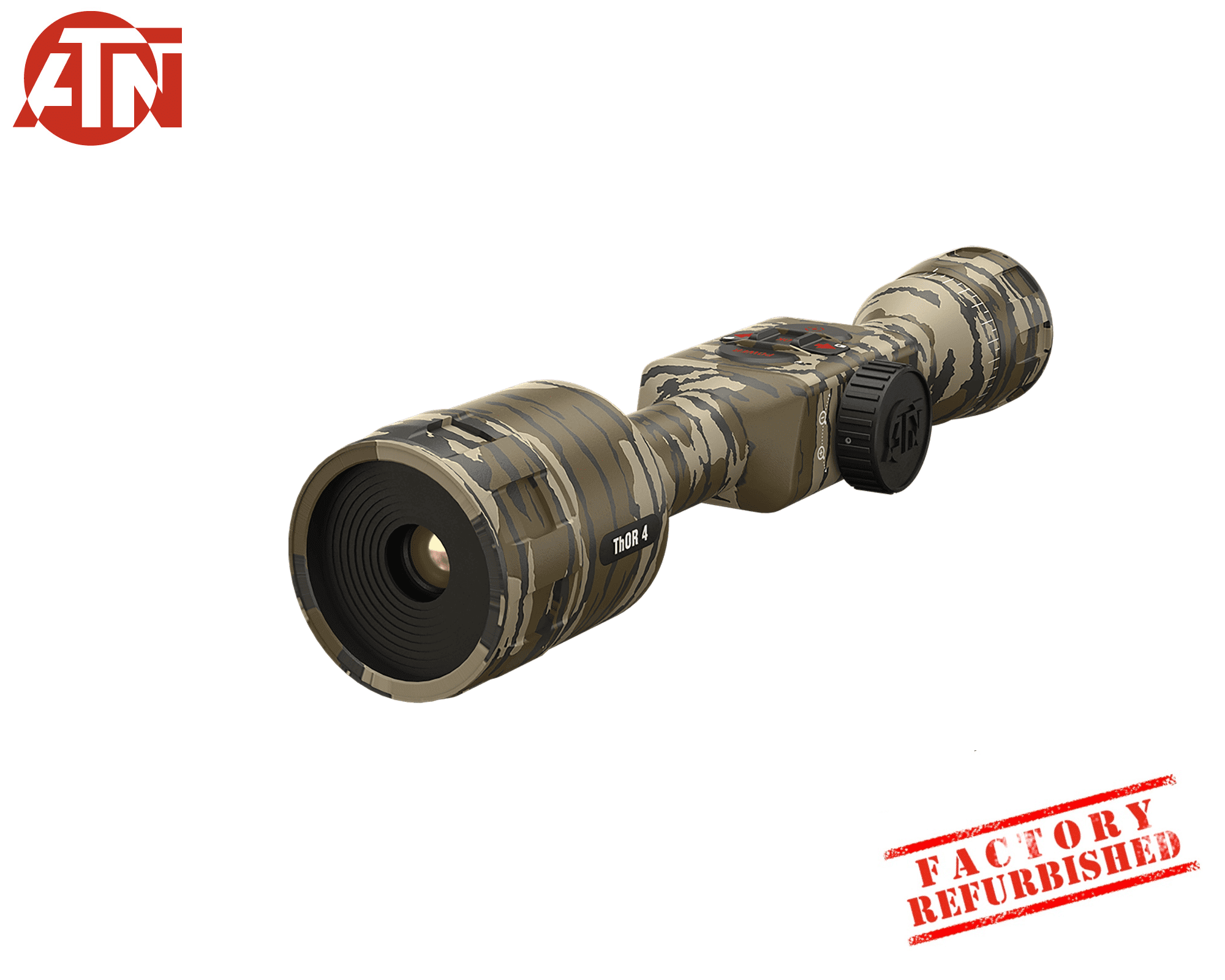 Restored Premium ATN Thor 4 384 1.25-5x Bottomland Thermal Rifle Scope (Refurbished)