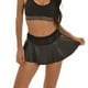 thumbnail image 4 of JM Mujeres Sexy Micro Mini Falda Plisada Mini Vestido Corto Faldas Cosplay Shorts Caliente, Negro Talla XL JM, 4 of 5