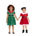 thumbnail image 5 of Toddler Girl Elf Velour Cosplay Dress, Sizes 12M-5T, 5 of 13