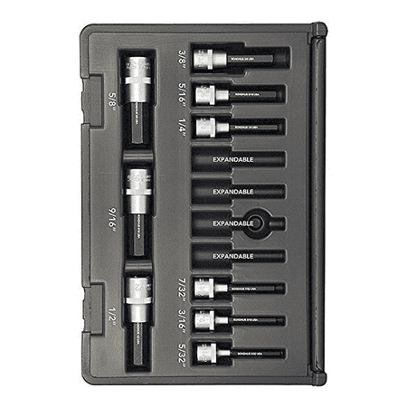 Bondhus Corp. Set 9 ProHold Hex Bits 2" (5/3