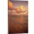 thumbnail image 1 of Great BIG Canvas | "Late Afternoon Light Reflects Pink Clouds On A Calm Ocean" Canvas Wall Art - 20x30, 1 of 2