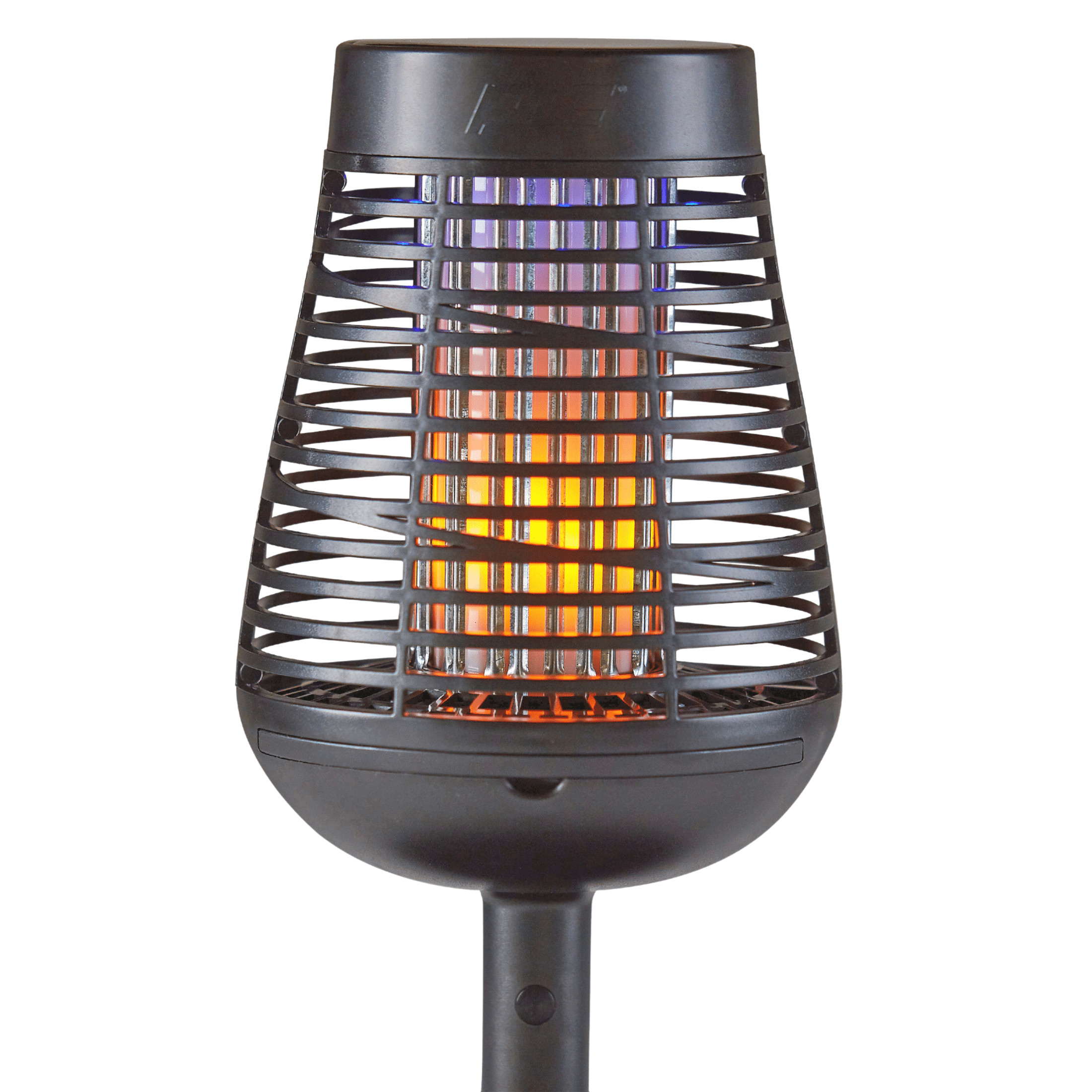 Pic Solar Insect Killer Torch with LED Flame Effect, Black Torch, Area Bug Zapper